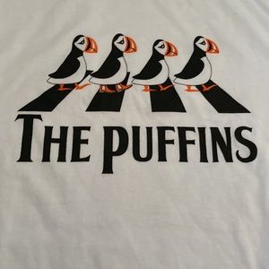 I Don’t Speak Icelandic - The Puffins white cotton tshirt